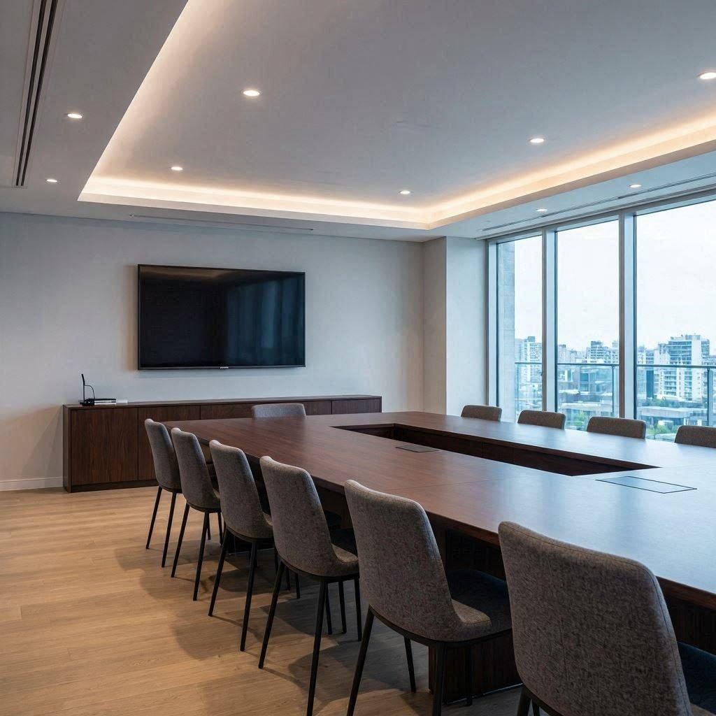 远程会议连续开启造成写字楼办公视频会议空间配置信息变化时行政前台如何同步